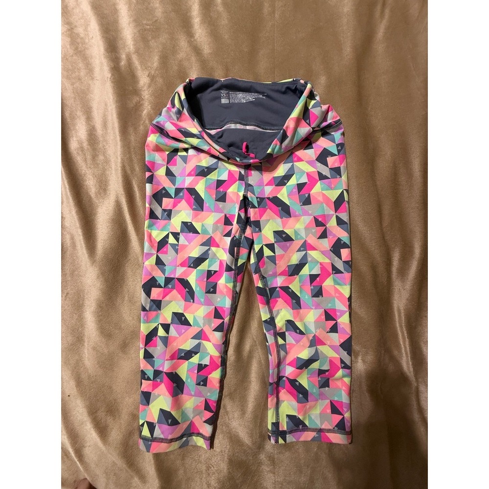 Victoria's Secret Sport Knockout Crop Leggings Geometric Print